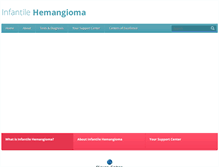 Tablet Screenshot of infantilehemangioma.com